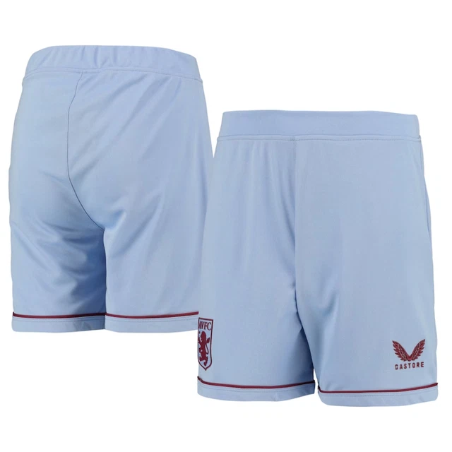 Pantaloncini da calcio Aston Villa (taglia 14-15y) pantaloncini Castore per bambini - nuovi