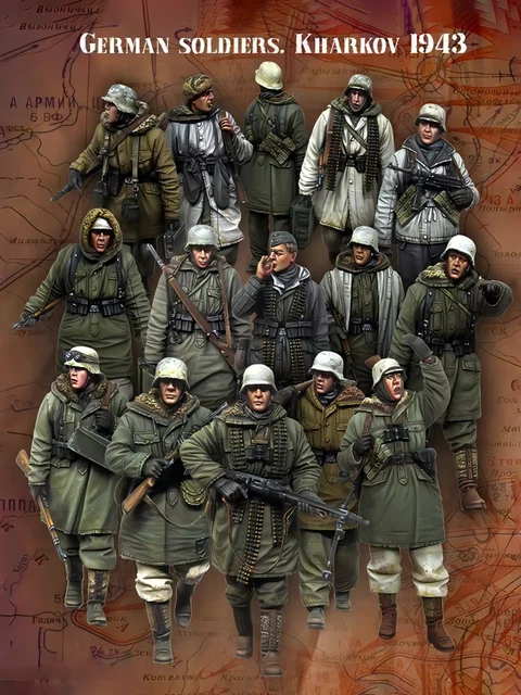 XINGCHANG 1/35 Kits De Modèles De Figurines en Résine Scène De Guerre 3 Figurines Non Assemblées Non Peintes 037