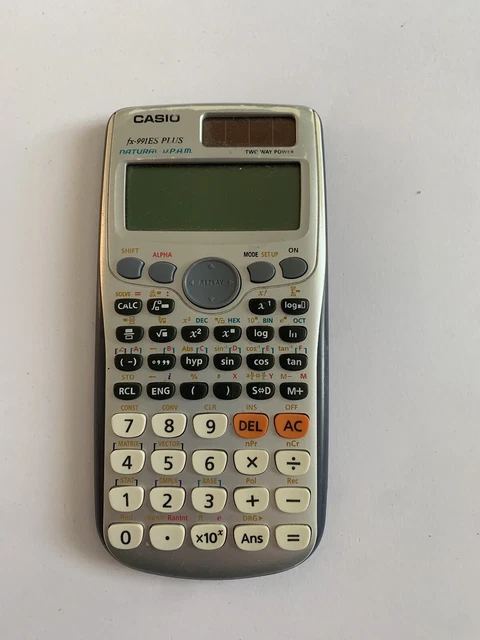 Casio Fx 991 Es Plus Wissenschaftlicher Taschenrechner CASIO FX-991ES PLUS Wissenschaftlicher Taschenrechner - Silber EUR 14
