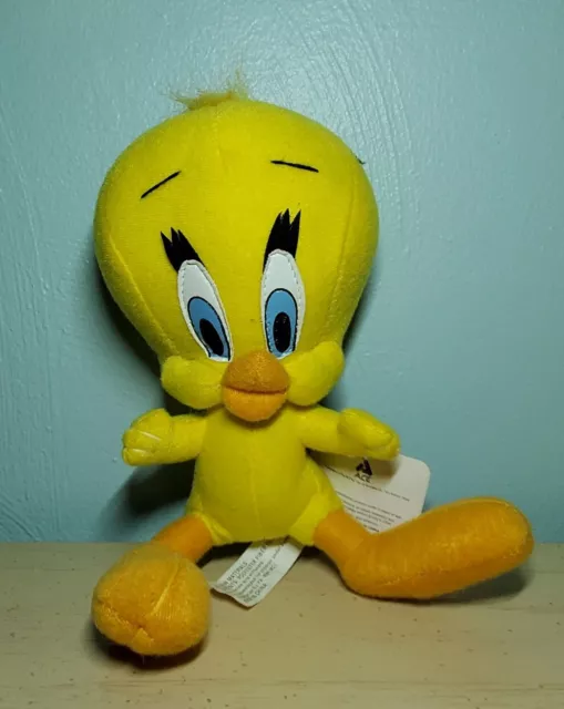 Vintage 1997 Tweety Bird Plush Looney Tunes Ace Play-By-Play Warner Brothers