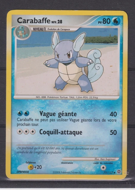 CARTE POKEMON - Carabaffe 75/132 VF