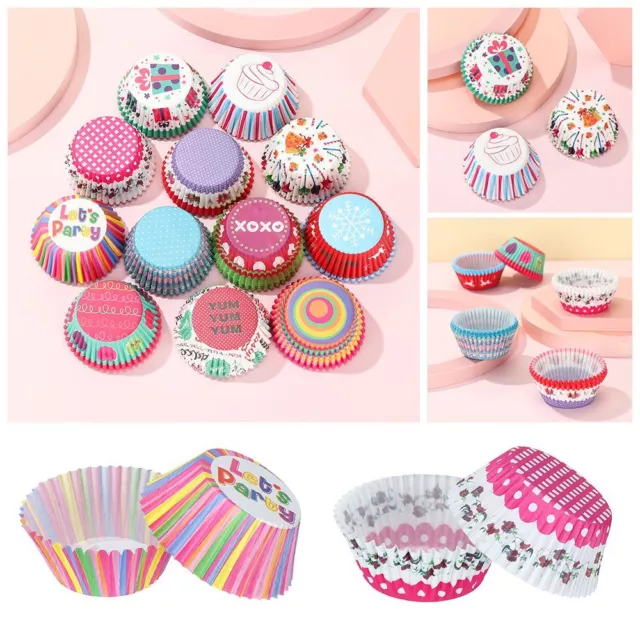 Cupcake Cup Tasse de cuisson Papier d'emballage pour cupcakes Muffin box