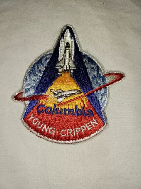 Vintage Space Shuttle Columbia Young & Crippen NASA Mission Patch