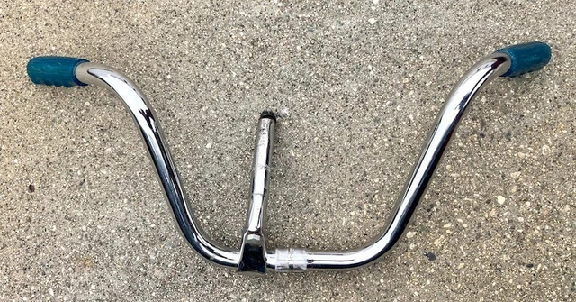 Xlnt Orig 1960S Era Schwinn Stingray Midget 16" Bicycle Bars, Nos Grips & Stem Xlnt Orig 1960S Era Schwinn Stingray Midget 16" Bicycle Bars, Nos Grips & Stem