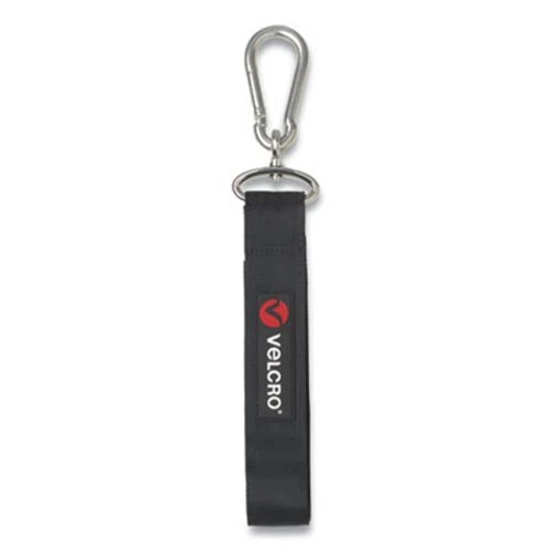 Velcro Brand EASY HANG Strap, Large, Black/Silver (VEK30134USA)