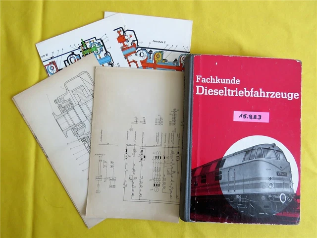 Fachkunde Dieseltriebfahrzeuge - 1. Auflage 1966 VEB Verlag Technik Berlin DDR