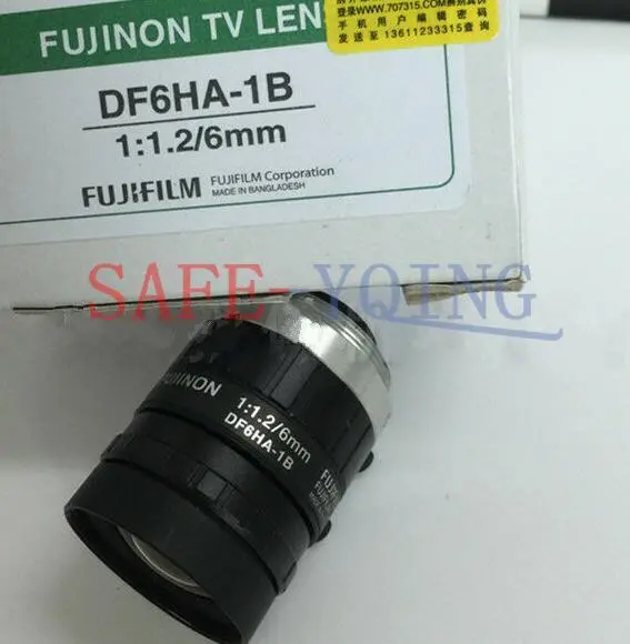 1pc Fujinon DF6HA-1B industrial camera lens 6mm fixed focus New