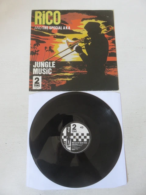 RICO AND THE SPECIAL AKA Jungle Music 2 TONE UK 1ST PRESS VINYL 12