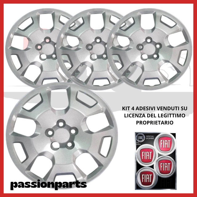 Kit 4 Copricerchi Per Fiat Doblò Max 2014 - Diametro 16 Pollici, Adattabili - Foto 12
