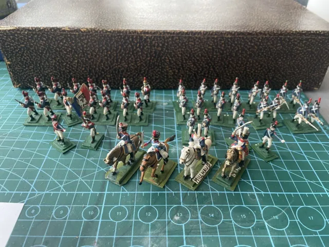 25mm Painted Metal  Napoleonic wars French 17th Line Infantry Including Mounted