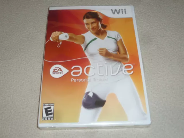 BRAND NEW SEALED NINTENDO Wii ACTIVE 2 PERSONAL TRAINER GAME  HEART RATE MONITOR