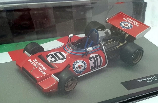 NANNI GALLI TECNO PA123 - F1 Racing Car 1972 - Collectable Model - 1:43