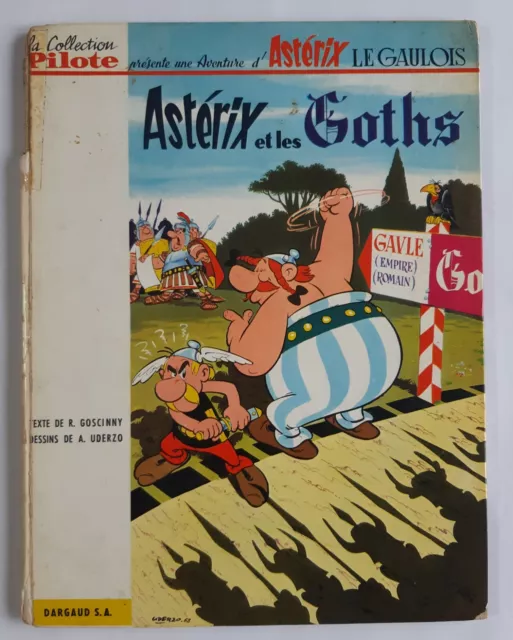 Astérix - collection Pilote - dos blanc - Astérix et Les Goths - 1ère réédition