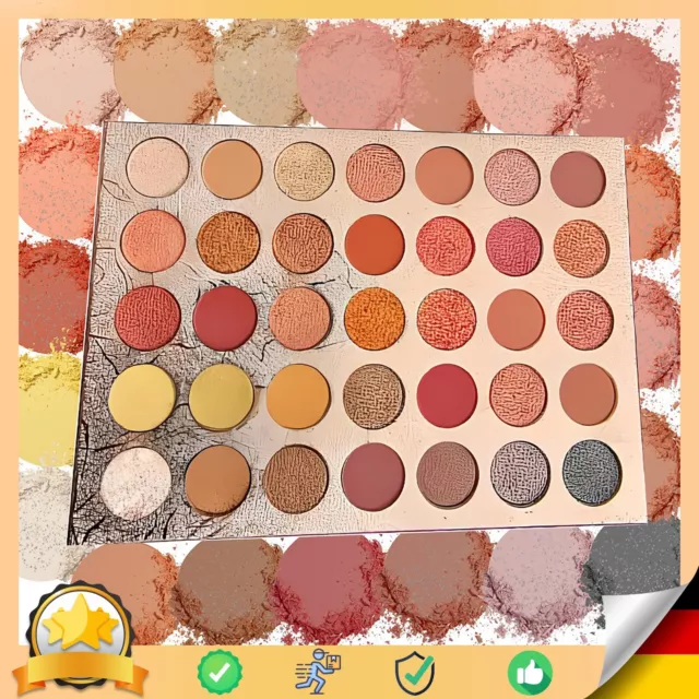 35 farben Lidschatten Shimmer Glitter Pulver Palette Make-Up Kosmetik Palette