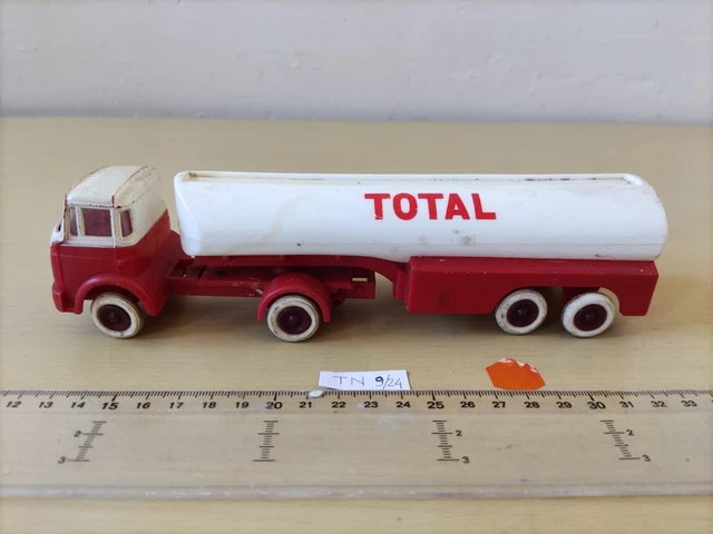 Ancien Camion BERLIET Semi Remorque Publicitaire Citerne Total 335421885295