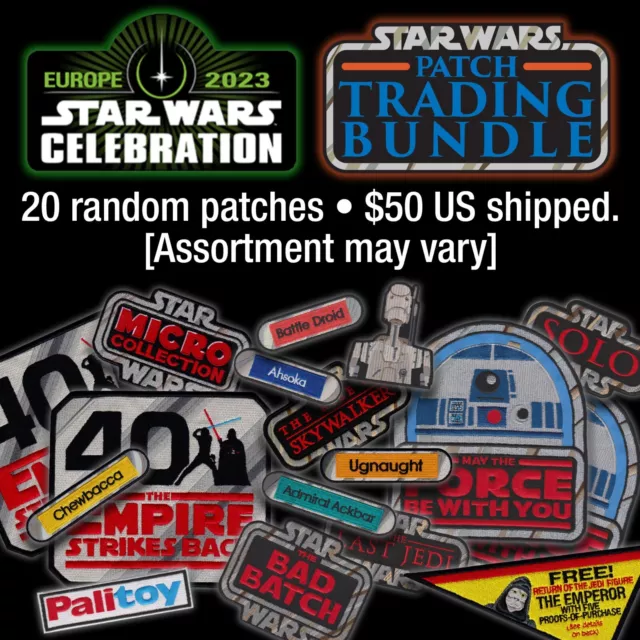 STAR WARS CELEBRATION Europe London 2023 Puzzle Patch Trading 20piece