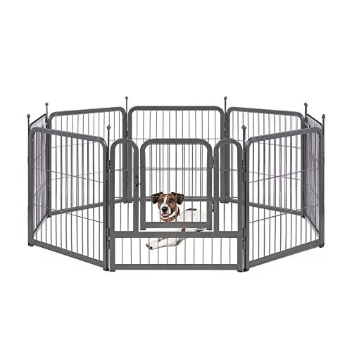 Dog Playpens 8/16 Panels Dog Pen Outdoor Indoor Dog Fence Exercise Pen 2