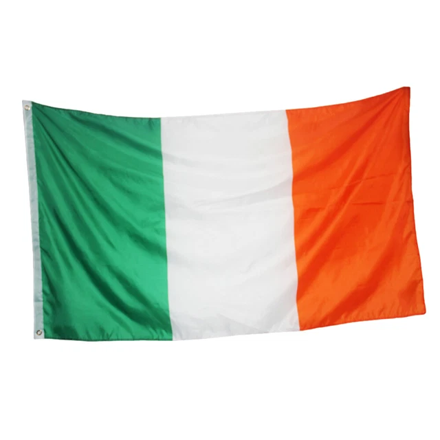 T-shirt Irlande St Patrick's Day - Drapeau Et Trèfle - Manches Courtes