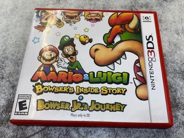 MARIO & LUIGI Bowser's Inside Story + Bowser Jrs Journey (Nintendo 3DS ...