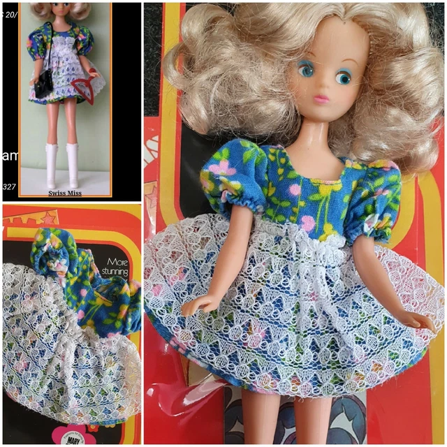 DAISY DOLL MARY Quant Vintage Swiss Miss Outfit Dress Only No