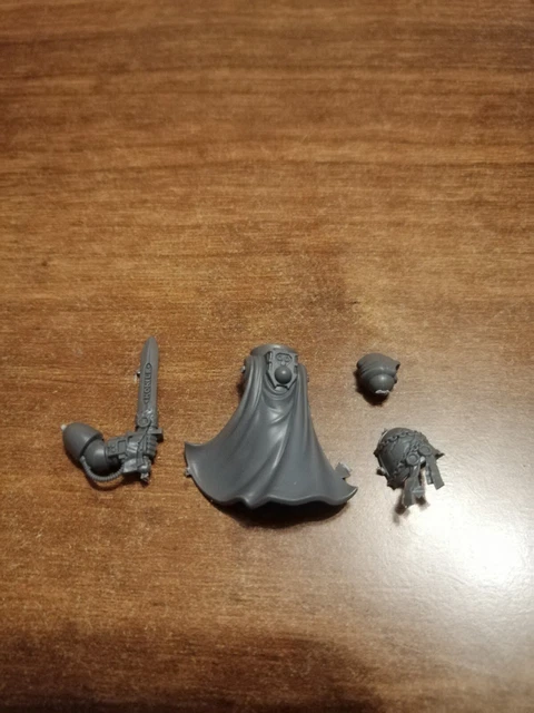Warhammer 40k Space Marine Kill team Deathwatch Veteran Blackshield hood set