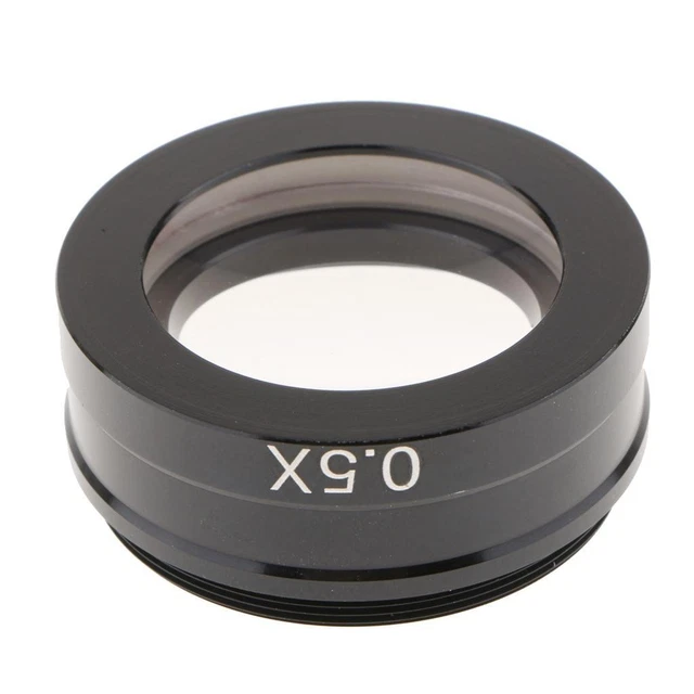 Objectif Auxiliaire Barlow Pour Microscope Vidéo Industriel - Grossissement 0.3x à 2x - Filetage 42 Mm C-mount - 4