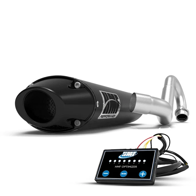 HMF Yamaha YFZ 450R Full Exhaust Black Ellip w/Blk Euro + EFI (09-23)