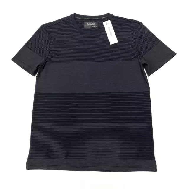 Calvin Klein Men's Crew Neck Short Sleeve T-Shirt In Black Beauty