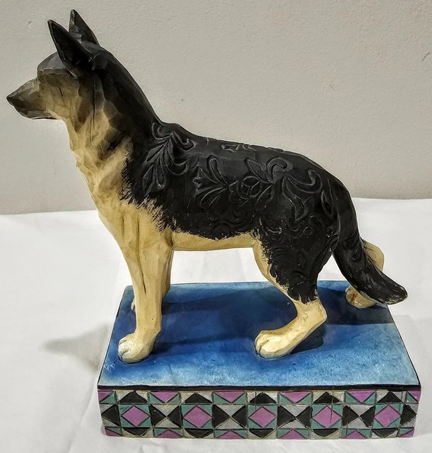 Jim Shore Heartwood Creek Schultz German Shepherd Figure