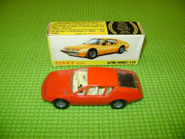 Dinky Toys France Alpine Renault A310 Réf 1411 – 71/72 – Bel état Avec Boîte