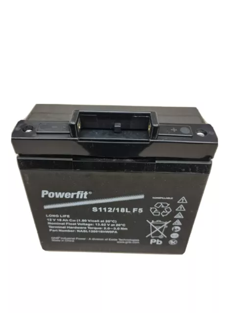 Exide powerfit  18 HOLE GOLF TROLLEY BATTERY FITS POWAKADDY T-BAR . CONNECTOR.