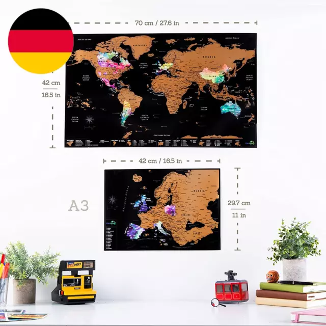 Weltkarte Zum Rubbeln + Rubbelkarte Europa | Detaillierte Rubbel Weltkarte Zum F 2