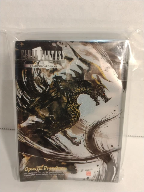 Opus 8 (VIII) Prerelease Bahamut Sleeves (x50) Final Fantasy TCG FFTCG