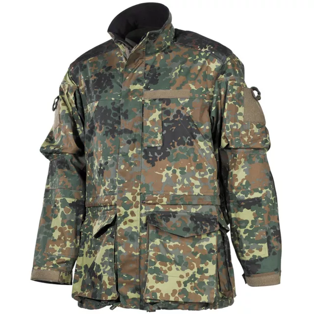 BW Bundeswehr Einsatzkampfjacke lang flecktarn Feldjacke Übung Tarnjacke Smock