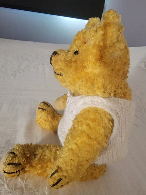 Rare ours ancien Fadap 1925 /1930 old antique jointed French teddy bear 54 cm