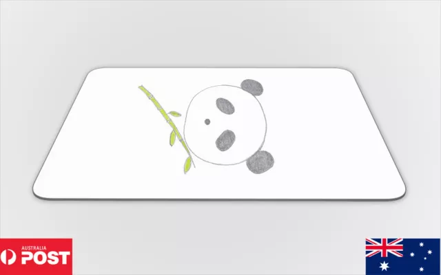 Mouse Pad Desk Mat Anti-Slip|Cute Panda Sketch Art Drawing #1