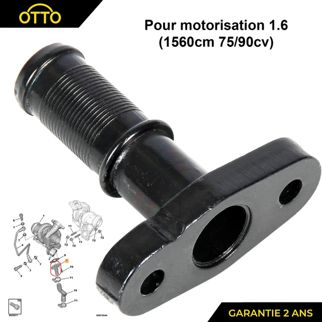 Haofy Manicotto per Tubo Aria per 206 207 307 308 407 EXPERT PARTNER 1