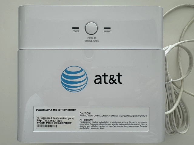 AT&T 2WIRE 12V Power Supply And Battery Backup Housing $10.00 - PicClick