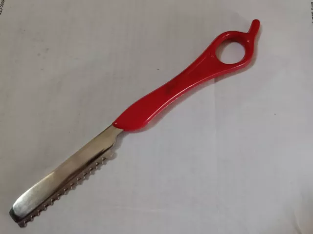 Pettine tagliacapelli taglio acconciatura texturizzazione rosso  shaper