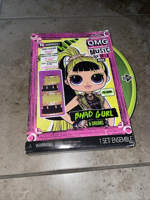 LOL Surprise OMG Music Remix - Bhad Gurl Fashion Doll w/ 15 Surprises - NEW