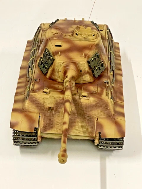 Char RC Tamiya 1/16 King Tiger Tourelle Henschel - Modèle Complet Peint (Pour Pièces)