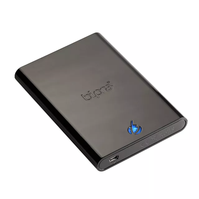 Bipra 320GB S2 Black External Portable Hard drive USB 2.0 NTFS for Windows 2