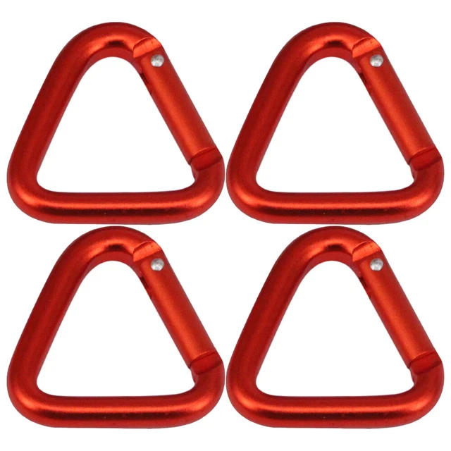4pcs grimpant boucle de mousqueton à boucle de camping en plein air Boucles