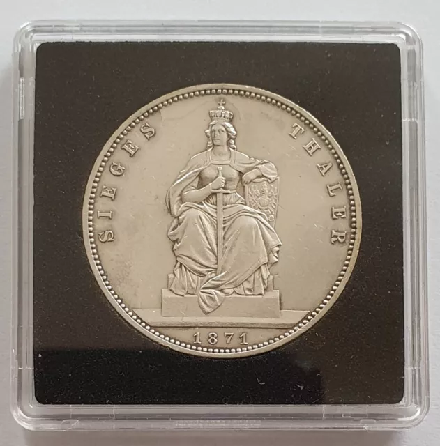 Preussen 1 Thaler 1871 Siegestaler, Wilhelm, Silber