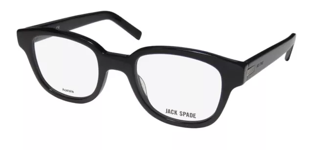 New Jack Spade Sherman Glasses Full-Rim Plastic Designer Black 807 Mens