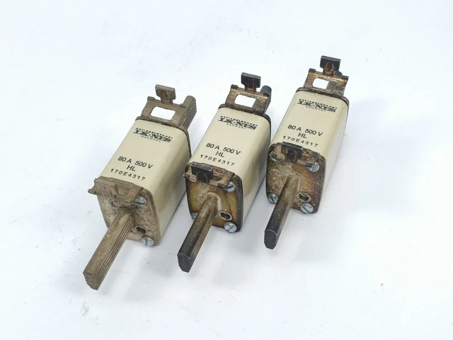 Lk / Bussmann 170E4317 Fusible 80A 500V Hl 3 Scp