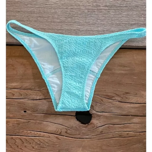 Lisa Marie Fernandez KK Bikini Bottom Seafoam XS