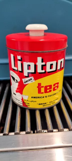 Vintage Lipton Tea Canister Tin