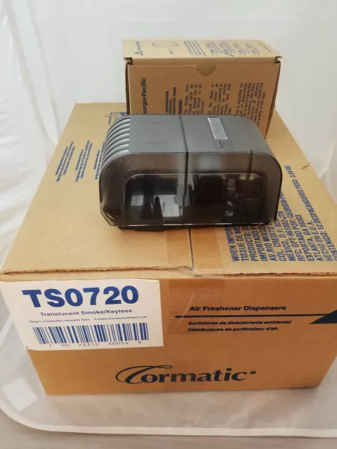 Case of 12 Georgia-Pacific Translucent Smoke Gel Air Frehener Dispenser TS0720