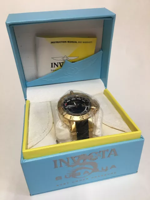 NEW Invicta 6508 Subaqua Noma lll Quartz Men's Chronograph Gold & Black - NOS 2